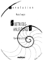 Revox Evolution-Owners-Manual 